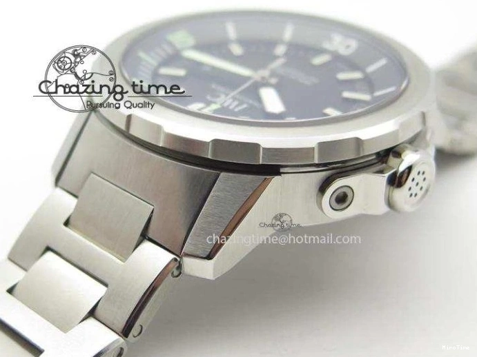 MIROTIME 0720 UrbanStyle Aquatimer Automatic IW329002 V6F 1:1 Best Edition Black Dial On SS Bracelet MIYOTA 7317